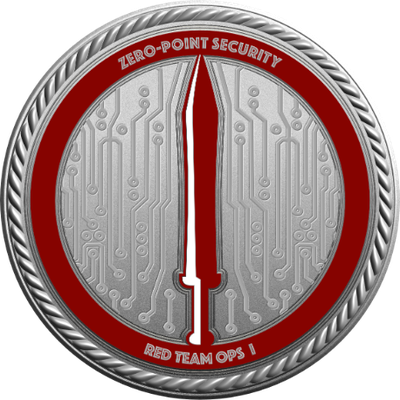 Red Team Ops certification badge
